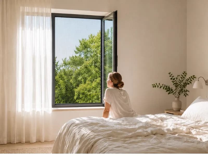 Frau Fenster breit